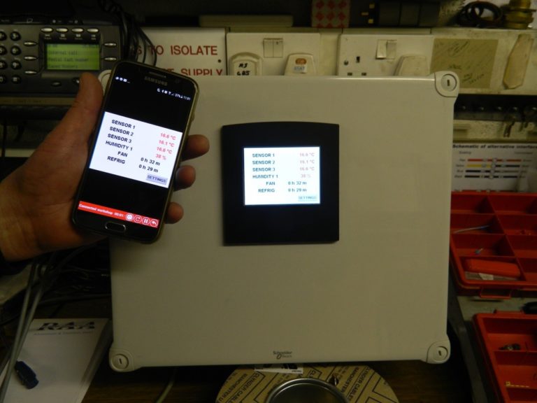 3.5″ Touchscreen samba Alarm/Report System