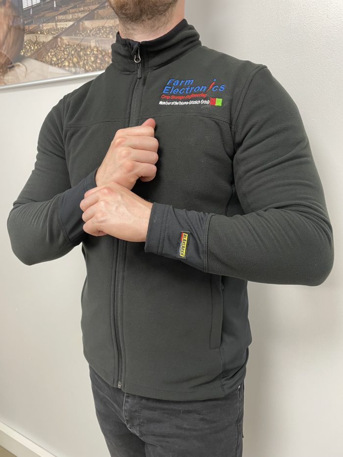 Farm Electronics Branded Full Zip Lightweight Fleece Jacket