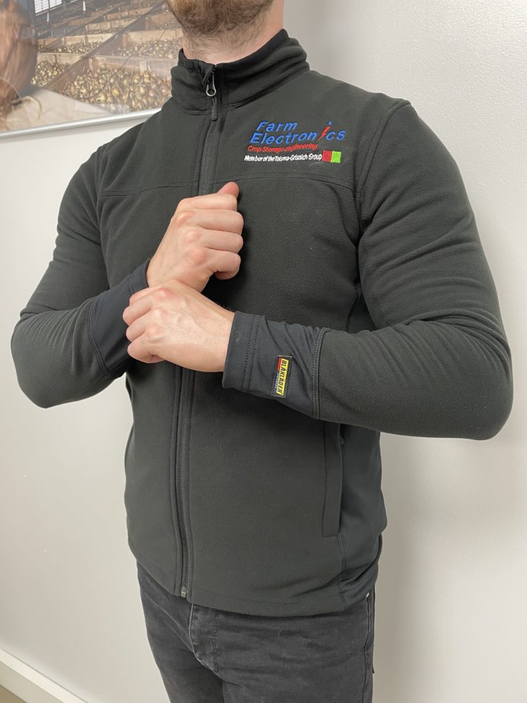 Farm Electronics Branded Full Zip Lightweight Fleece Jacket